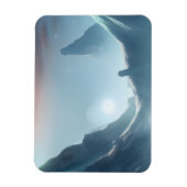 銀河系、宇宙、星、宇宙磁石 マグネット (縦)