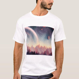 銀河系、宇宙、星、宇宙空間Tシャツ Tシャツ