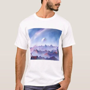 銀河系、宇宙、星、宇宙空間Tシャツ Tシャツ
