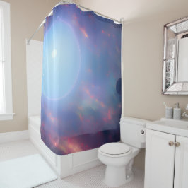 銀河系、宇宙、星、宇宙 シャワーカーテン