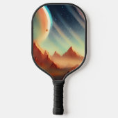 銀河系、宇宙、星、宇宙 ピックルボールラケット (裏面)