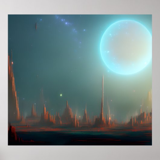 銀河系、宇宙、星、宇宙 ポスター (正面)