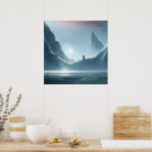 銀河系、宇宙、星、宇宙 ポスター (キッチン)