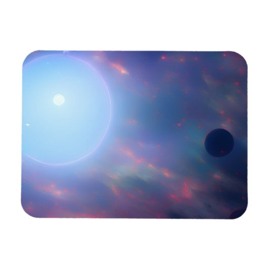 銀河系、宇宙、星、宇宙 マグネット (横)