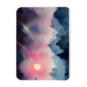 銀河系、宇宙、星、宇宙 マグネット (縦)