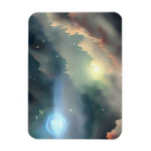 銀河系、宇宙、星、宇宙 マグネット (縦)