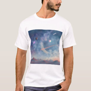 銀河系、宇宙、星、宇宙 Tシャツ