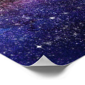 銀河系、宇宙、男女、宇宙パターン ポスター (角)