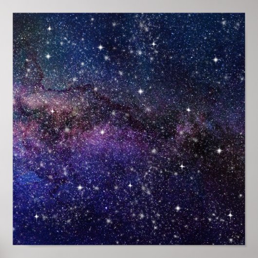 銀河系、宇宙、男女、宇宙パターン ポスター (正面)