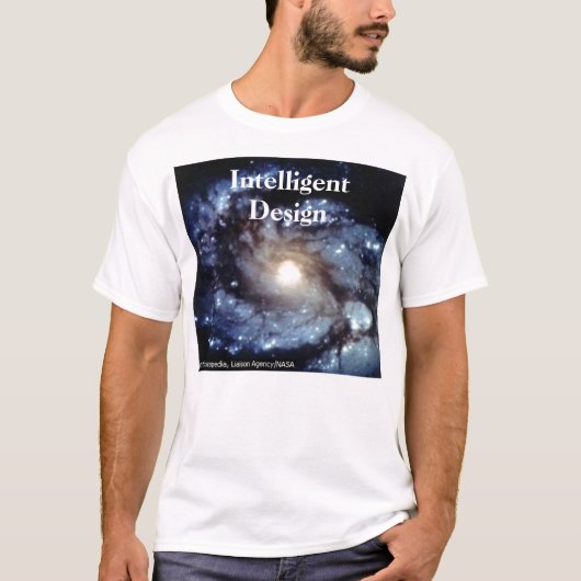 銀河系、IntelligentDesign Tシャツ (正面)
