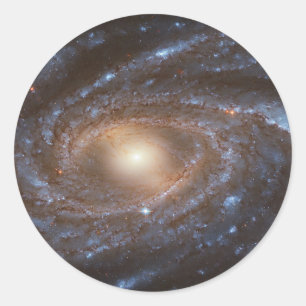 銀河系NGC 2336ステッカー ラウンドシール
