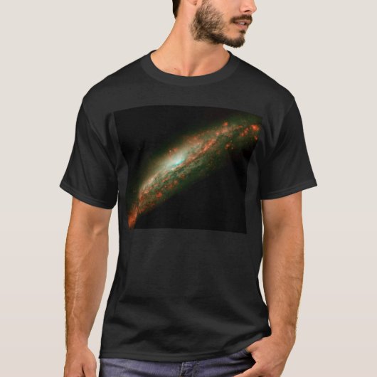 銀河系NGC 3079 Tシャツ (正面)