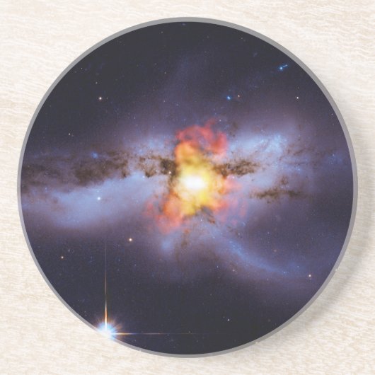 銀河系NGC 6240の2つの併合のブラックホール コースター (正面)