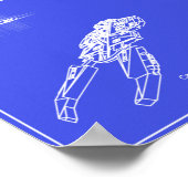 銀河系Nyxブループリントポスター ポスター (角)