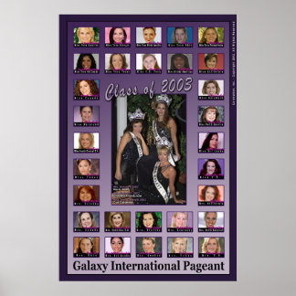 銀河系Pageantクラスの2003 ポスター