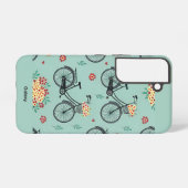 銀河系S2の情動花自転車デザインケース SAMSUNG GALAXYケース (裏面横)