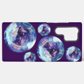 銀河系S22ウルトラパープル電話ケース SAMSUNG GALAXYケース (裏面横)