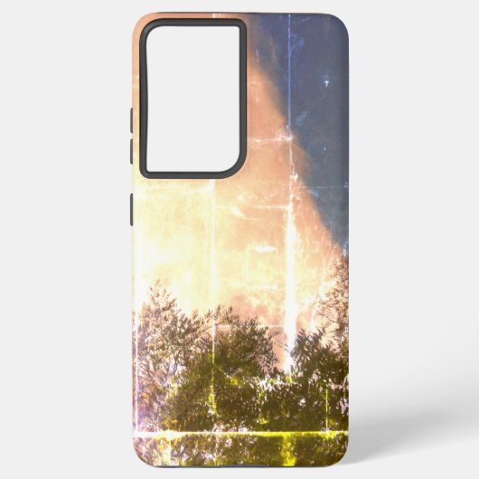 銀河系samsung s21ウルトラケースクールエコデザイン samsung galaxyケース (裏面)