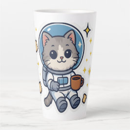 「銀河系SIPS宇宙猫の茶会」 カフェラテマグ