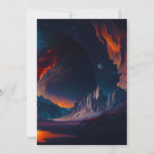 銀河系Sweet sixteen誕生日パーティー 招待状 (裏面)