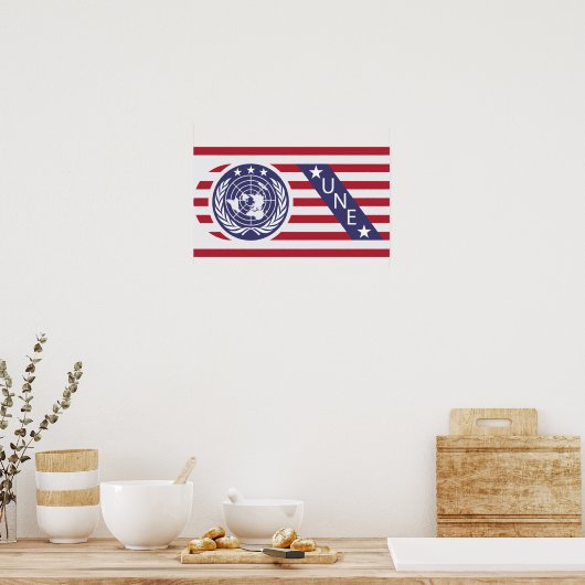 銀河系UN.Eフラグ ポスター (キッチン)