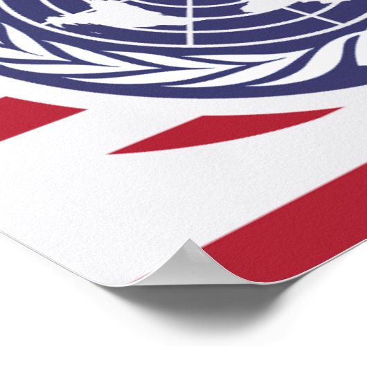 銀河系UN.Eフラグ ポスター (角)