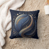 「銀河調和抽象芸術宇宙流」 クッション (ブランケット)