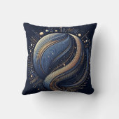 「銀河調和抽象芸術宇宙流」 クッション (裏面)