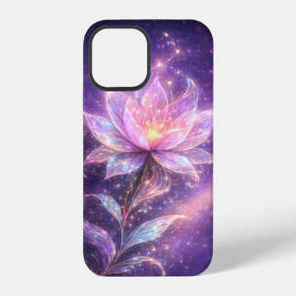 銀河輝く宇宙蓮の花 iPhone 12ケース