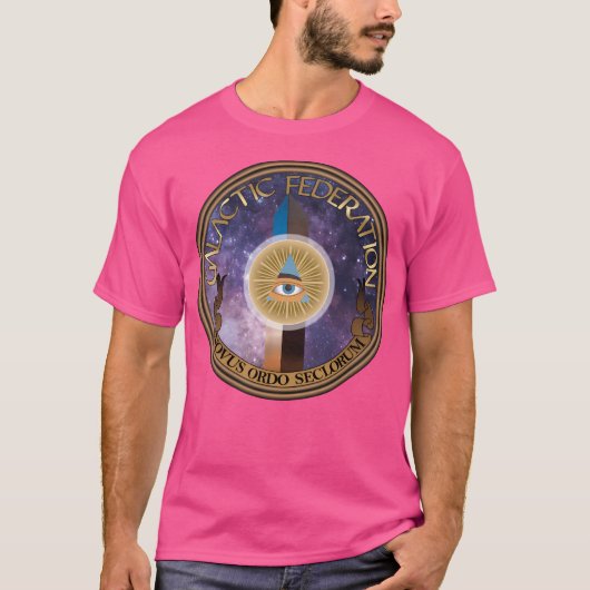 銀河連合 – エイリアン同盟 – ウイルおもしろいス Tシャツ (正面)