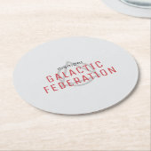 銀河連合 ラウンドペーパーコースター (アングル)