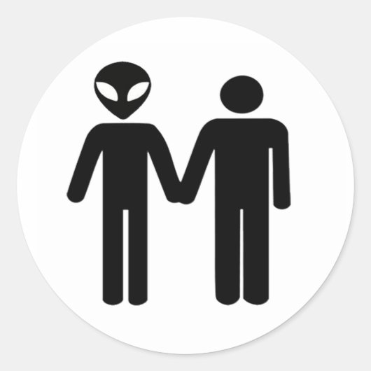 銀河間の一致 ラウンドシール (正面)