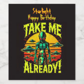 銀河間アドベンチャーに参加！ ワインラベル (シングルラベル)