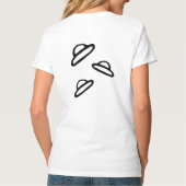 銀河間バイブレディースTシャツ Tシャツ (裏面)