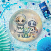 銀河間ペーパープレート アテンション ペーパープレート (パーティー)