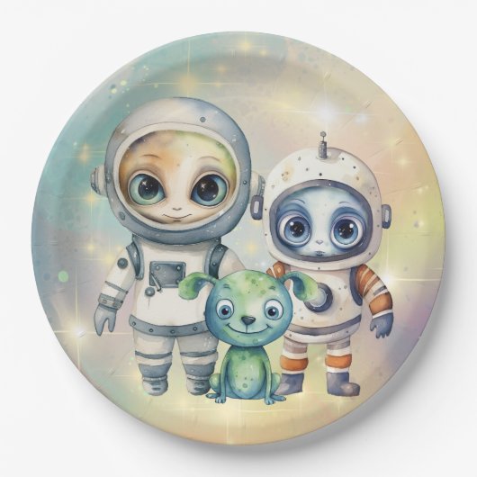 銀河間ペーパープレート アテンション ペーパープレート (正面)