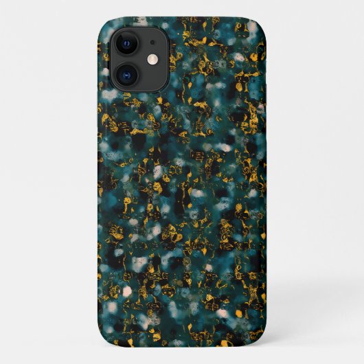 銀河 ブラック ブルー コッパー Case-Mate iPhoneケース (裏面)