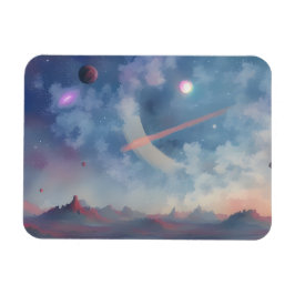 銀河、宇宙、星、宇宙空間 マグネット