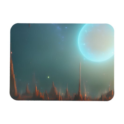 銀河,宇宙,星,宇宙空間 マグネット (横)