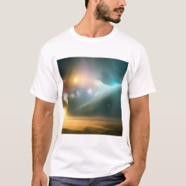 銀河、宇宙、星、宇宙空間 Tシャツ