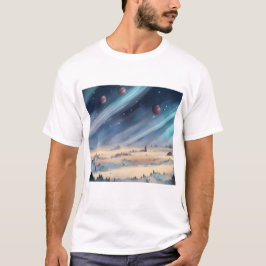 銀河、宇宙、星、宇宙空間Tシャツ Tシャツ