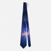 銀河。星空の夜 ネクタイ (正面)