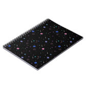 銀河 月の星 夜空 天文学 ノートブック (左側)