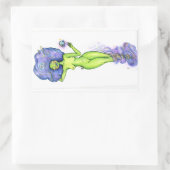 銀河 長方形シール (バッグ)