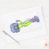 銀河 長方形シール (封筒)