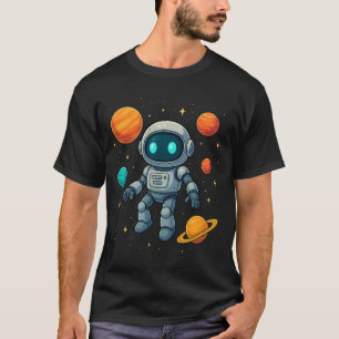 銀河AIロボット探検家!未来の宇宙技術& Tシャツ