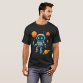 銀河AIロボット探検家!未来の宇宙技術& Tシャツ (正面フル)
