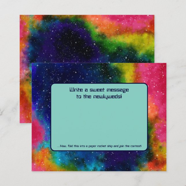 銀河Sci-Fiのロッ結婚ト船コンテスト紙 (正面/裏面)