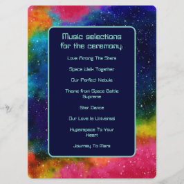 銀河Sci-Fiの結婚音楽プログラム プログラム