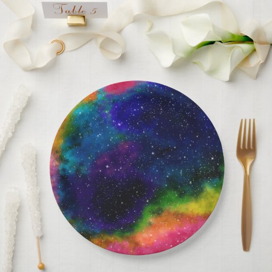 銀河Sci-Fi結婚の ペーパープレート (ウェディング)